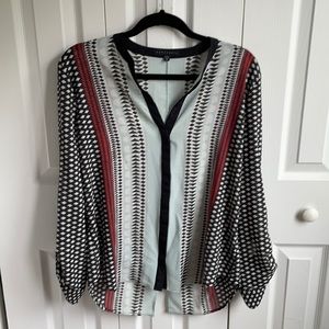 Long Sleeve Button Down Blouse